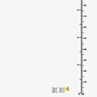 1 1/4 CT. T.W. Lab-Grown (G / Si1-Si2) Diamond Princess-cut Stud Earrings 10K or 14K Gold