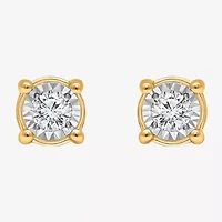 Tru Miracle 1/2 CT. T.W. Lab-Grown White Diamond 10K Gold 5.8mm Stud Earrings