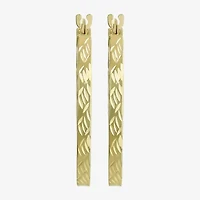 Diamond-Cut 14K Gold 18mm Hoop Earrings  