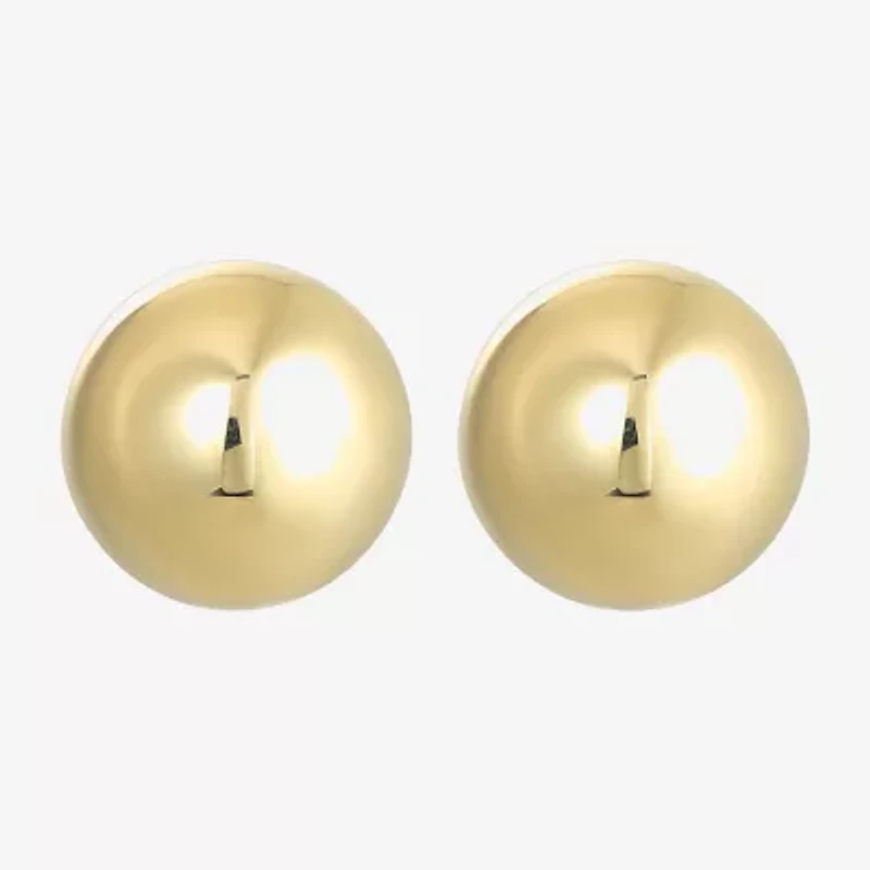 14K Gold Ball Stud Earrings