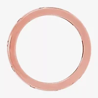 Limited Quantities! Womens Cubic Zirconia 18K Rose Gold Over Silver Sterling Silver Ring Set