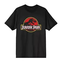 Jurassic Park Mens Crew Neck Short Sleeve 2-pc. Pajama Sets