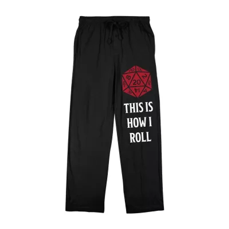 Dungeons And Dragons Mens Crew Neck Short Sleeve 2-pc. Pajama Sets