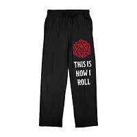 Dungeons And Dragons Mens Crew Neck Short Sleeve 2-pc. Pajama Sets