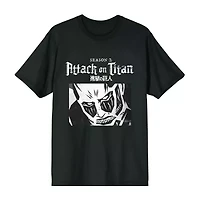 Attack On Titan Mens Crew Neck Short Sleeve 2-pc. Pajama Sets