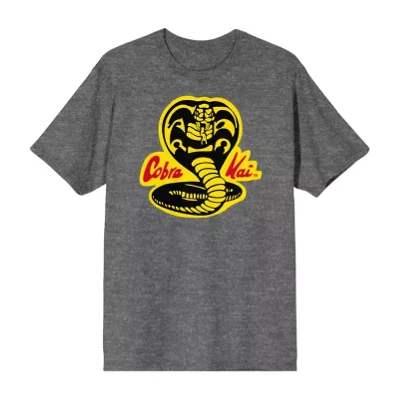 Cobra Kai Mens Crew Neck Short Sleeve 2-pc. Pajama Sets
