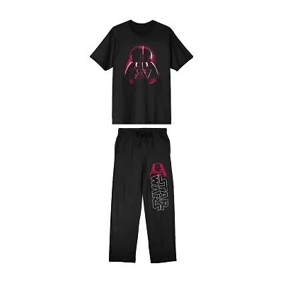 Star Wars Mens Crew Neck Short Sleeve 2-pc. Pajama Sets