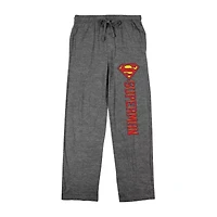 Superman Mens Crew Neck Short Sleeve 2-pc. Pajama Sets