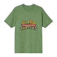Teenage Mutant Ninja Turtle Mens Crew Neck Short Sleeve 2-pc. Pajama Sets