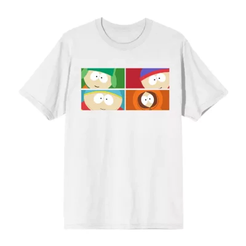 South Park Mens Crew Neck Short Sleeve 2-pc. Pajama Sets