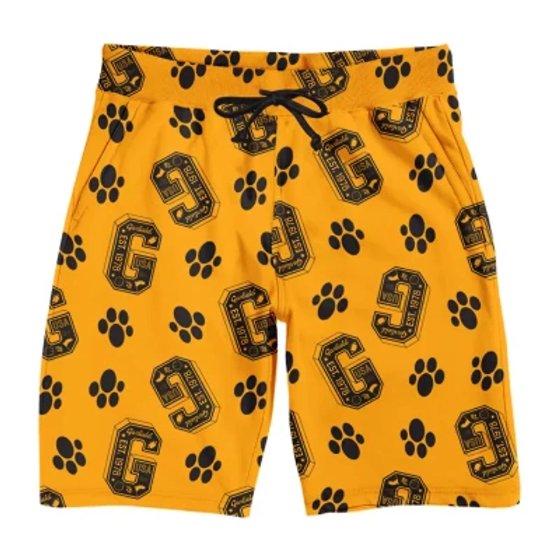 Garfield Mens Crew Neck Short Sleeve 2-pc. Pajama Sets