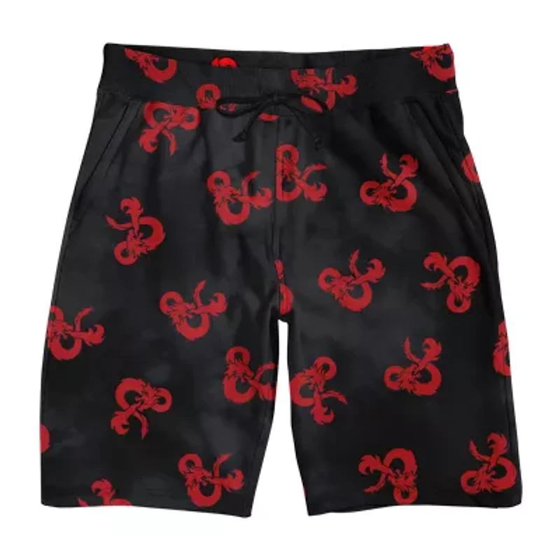 Dungeons And Dragons Mens Crew Neck Short Sleeve 2-pc. Pajama Sets