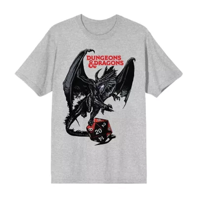 Dungeons And Dragons Mens Crew Neck Short Sleeve 2-pc. Pajama Sets
