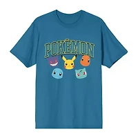 Pokemon Mens Crew Neck Short Sleeve 2-pc. Pajama Sets