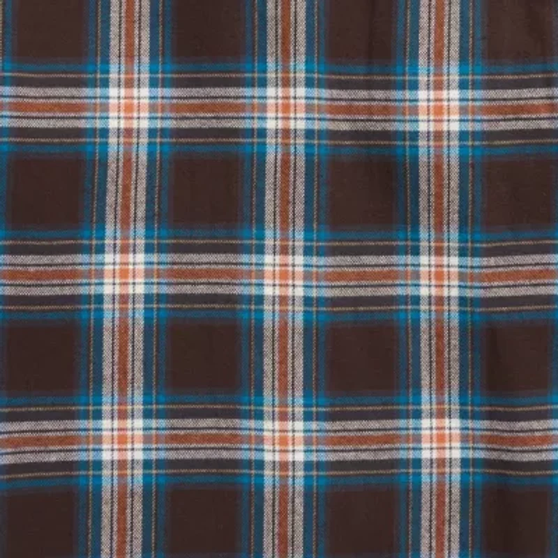 Ely Cattleman Brawny Mens Long Sleeve Classic Fit Tall Flannel Shirt