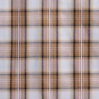 Ely Cattleman Textured Plaid Tall Mens Long Sleeve Western Shirt
