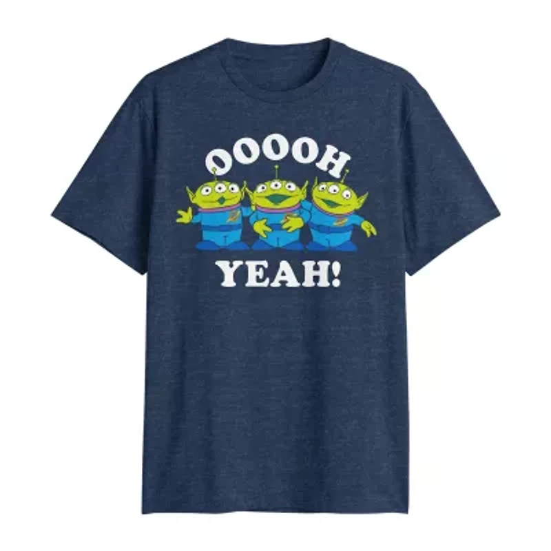 Mens Crew Neck Short Sleeve Regular Fit Toy Story Big and Tall Graphic T-Shirt