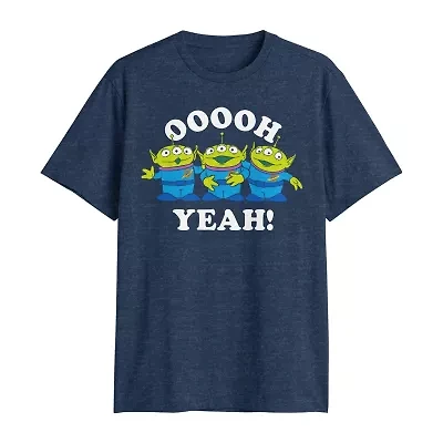 Mens Crew Neck Short Sleeve Regular Fit Toy Story Big and Tall Graphic T-Shirt