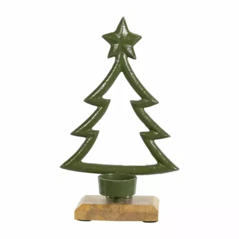 Northlight 9.5" Metal Tealight Candle Holder
