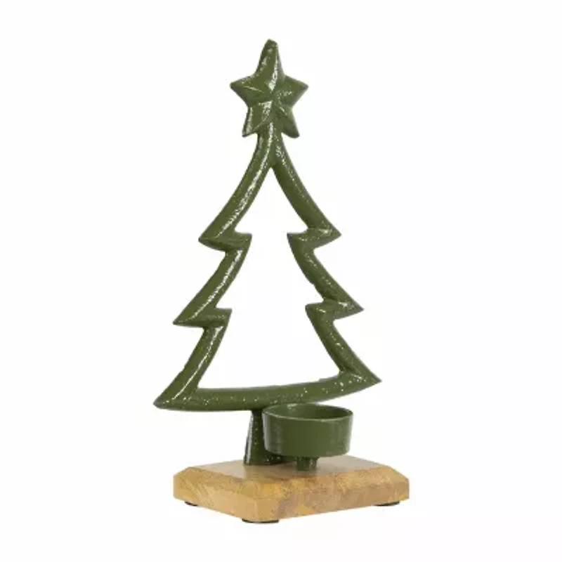 Northlight 9.5" Metal Tealight Candle Holder
