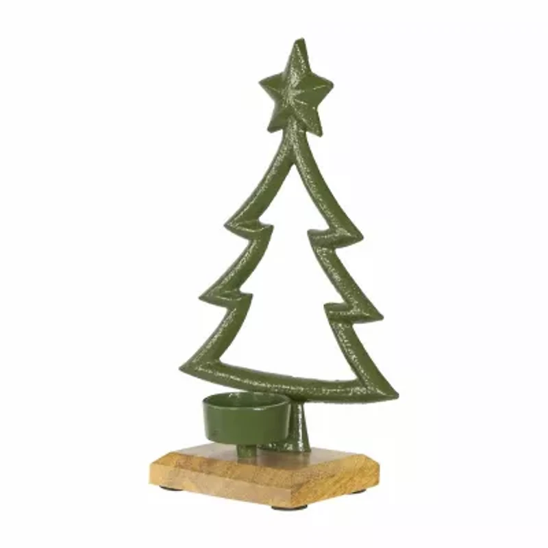 Northlight 9.5" Metal Tealight Candle Holder
