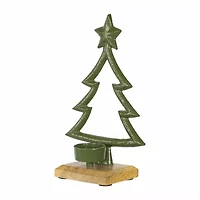 Northlight 9.5" Metal Tealight Candle Holder