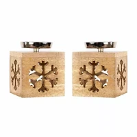 Northlight 4.75" Tealight 2-pc. Candle Holder