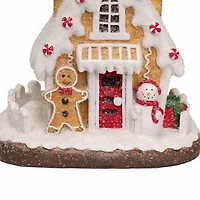 Northlight 10" Snowy Gingerbread House Christmas Tabletop Decor