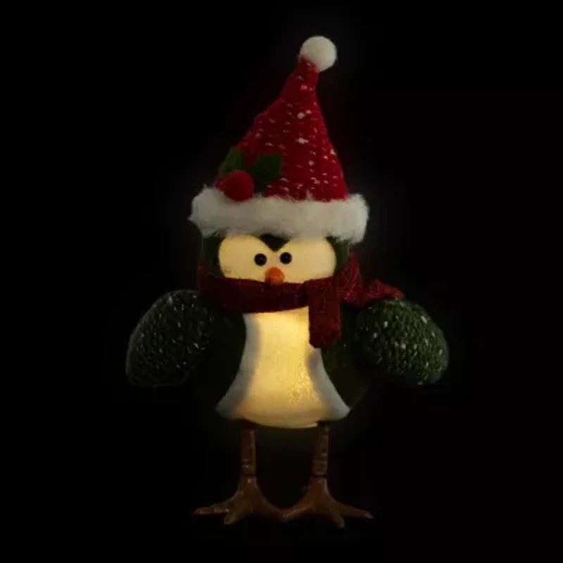 Northlight 9" Led Standing Bird Lighted Christmas Tabletop Decor