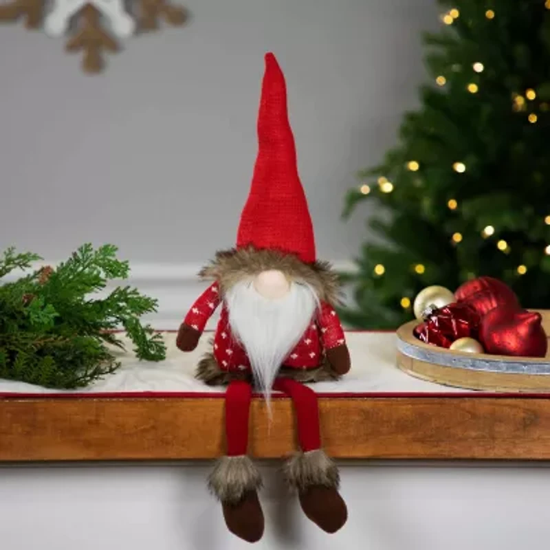 Northlight 22" Plush With Legs Christmas Gnome
