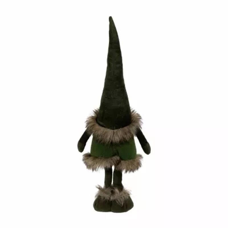 Northlight 19" Plush Faux Fur Christmas Gnome