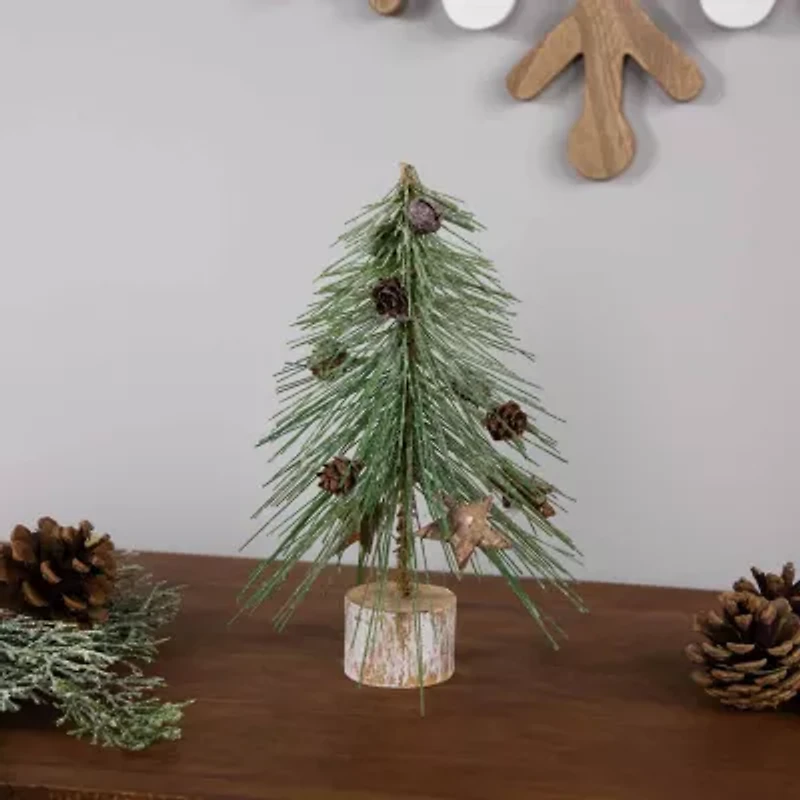 Northlight 8.5" Brush On Base Christmas Tabletop Tree