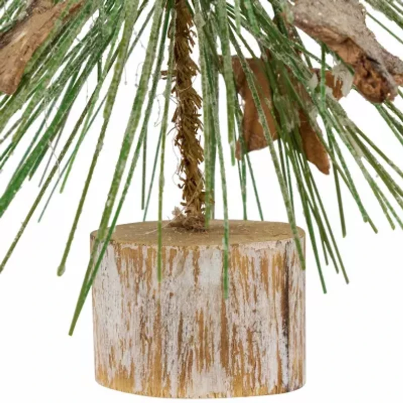 Northlight 8.5" Brush On Base Christmas Tabletop Tree