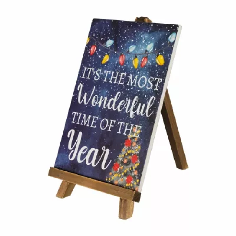 Northlight Wonderful Time Of The Year Christmas Tabletop Decor