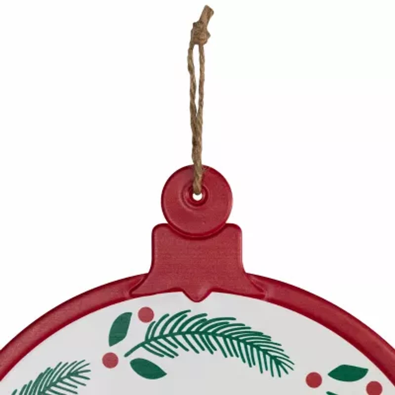 Northlight Ornament Style Metal 2-pc. Wall Sign