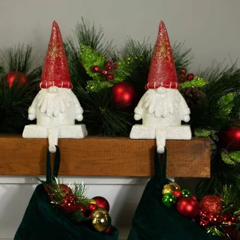 Northlight 8.25" Gnome Christmas Stocking Holder