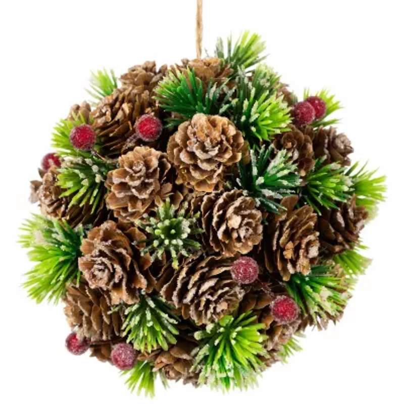 Northlight 5" Berries And Pine Christmas Ornament