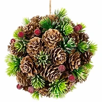 Northlight 5" Berries And Pine Christmas Ornament