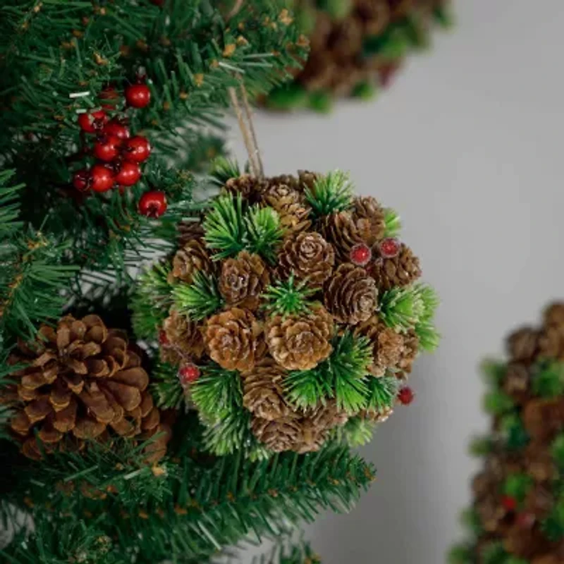 Northlight 5" Berries And Pine Christmas Ornament