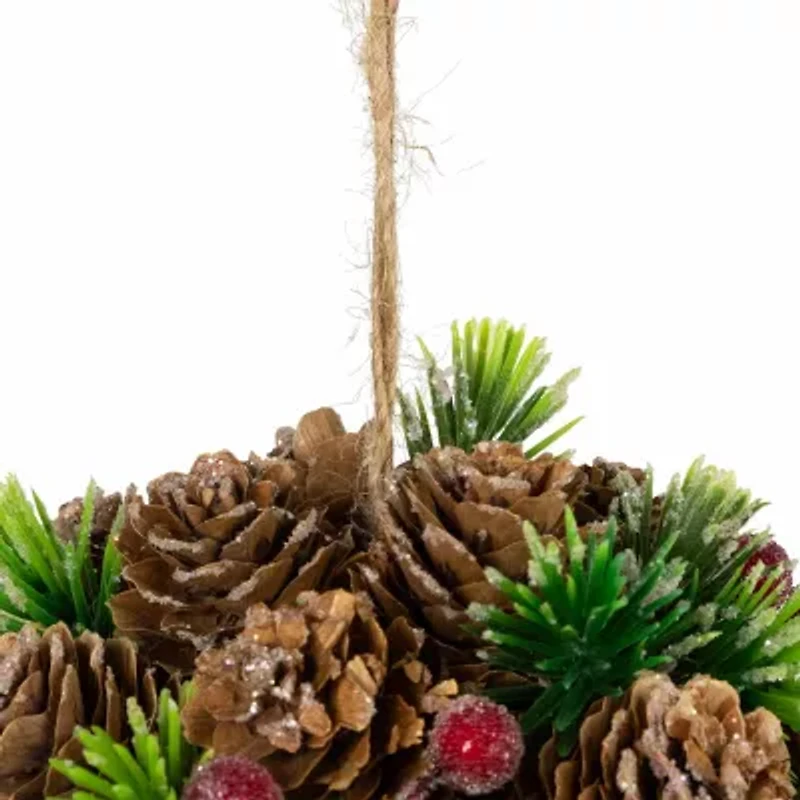 Northlight 5" Berries And Pine Christmas Ornament