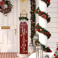 Northlight 55.75" Snow Sled Merry Christmas Yard Art