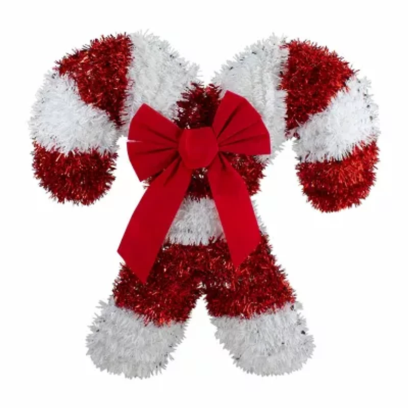 Northlight Candy Cane Unlit Christmas Window Decor