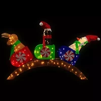 Northlight 4.5' Led Coaster Christmas Yard Art