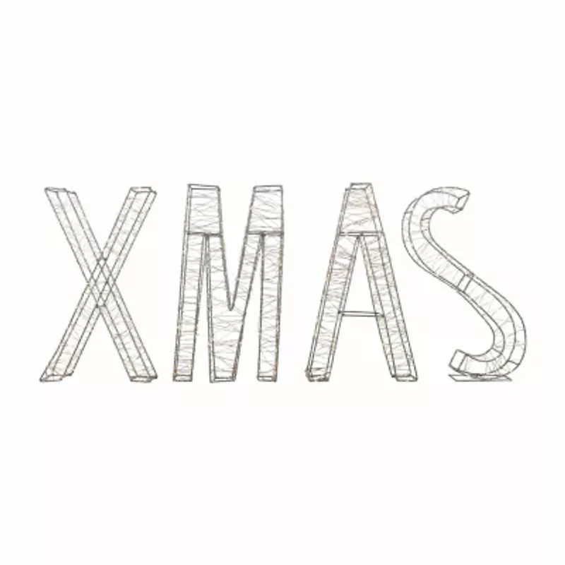 Northlight 15.5" Led Sign Christmas Yard Art