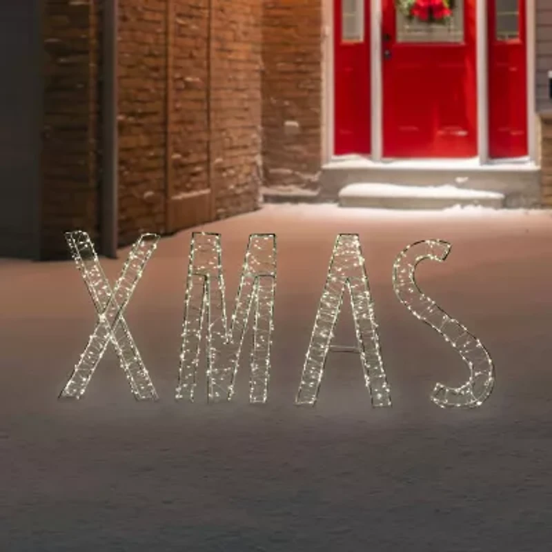Northlight 15.5" Led Sign Christmas Yard Art