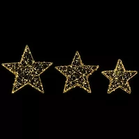 Northlight 14" Led Stars Christmas Yard Art