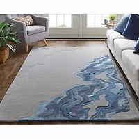Weave and Wander Arwyn Transitional Abstract Indoor Rectangular Area Rug