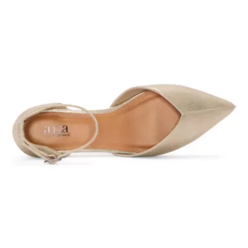 a.n.a Francis Womens Closed Toe Ballet Flats