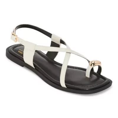 Worthington Womens Vintage Adjustable Strap Flat Sandals