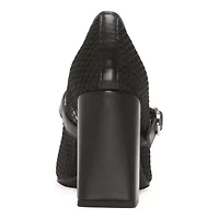 Worthington Otty Womens Pointed Closed Toe Block Heel Pumps